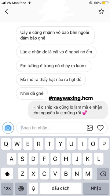 [300g-kèm Que Wax] Sáp wax lông by @maywaxing.hcm