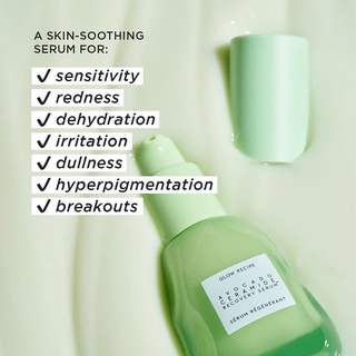 Tinh chất phục hồi da mẩn đỏ Glow Recipe Avocado Ceramide Recovery Serum