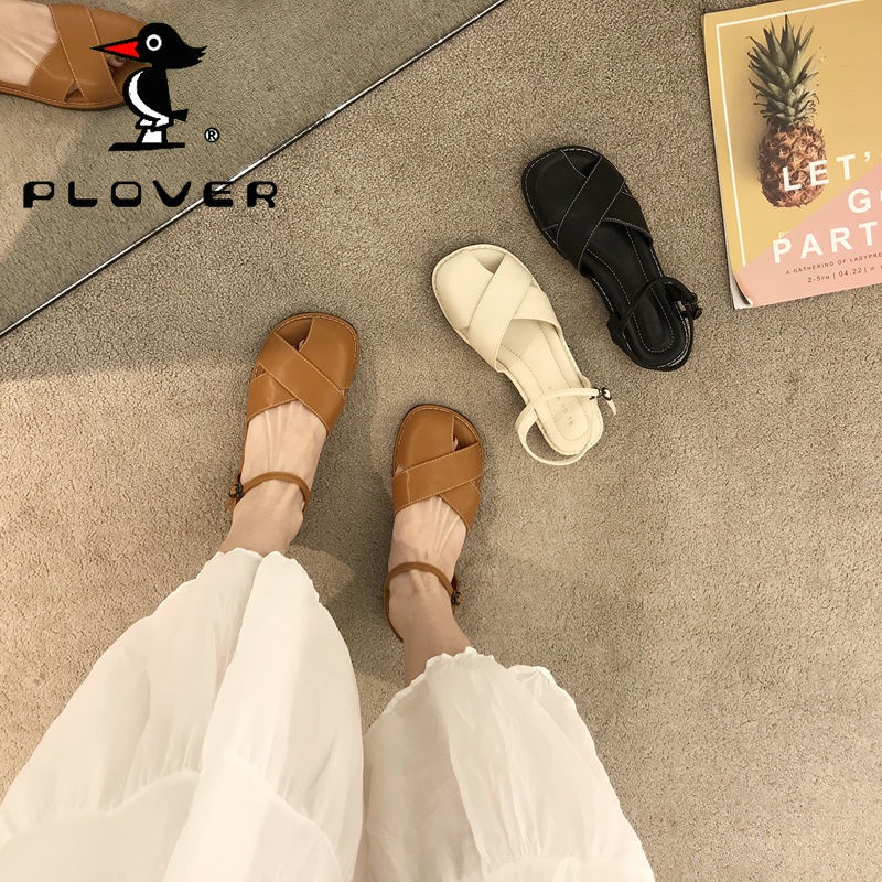 Giày Xăng Đan Đế Mềm Dày Dặn Kiểu Retro Thời Trang Mùa Hè Năng Động