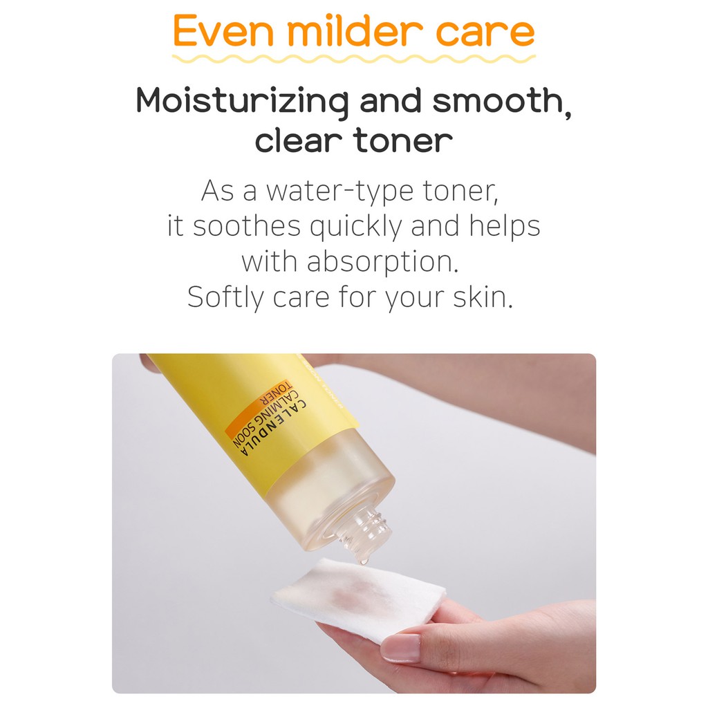Nước cân bằng hoa cúc Wellderma Calendula Calming Soon Toner 150ml