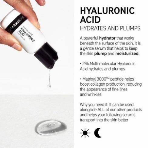 Serum cấp ẩm phục hồi da Hyaluronic Acid The INKEY List