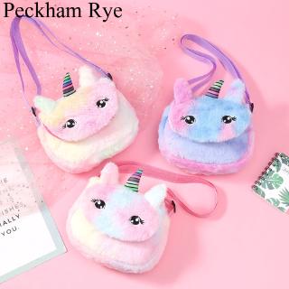 Túi đeo chéo mini hình kỳ lân đáng yêu cho bé gái