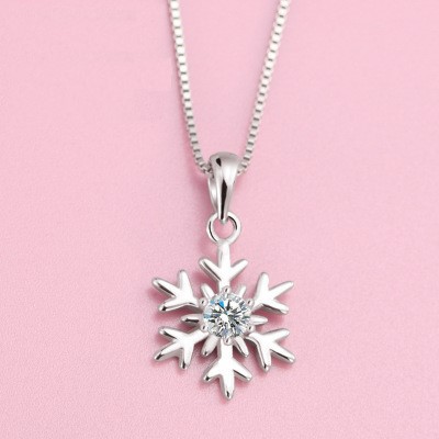 Vòng cổ bông lớn tuyết đính đá 925 | BigBuy360 - bigbuy360.vn