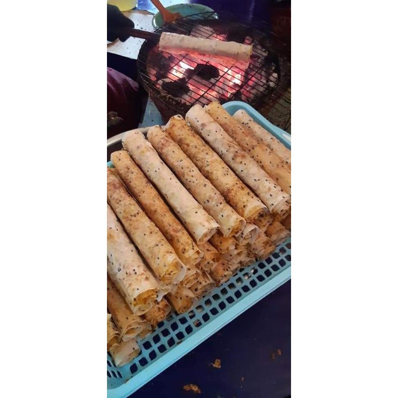 (HOT TREND) 10c Bánh tráng mắm ruốc chà bông KM
