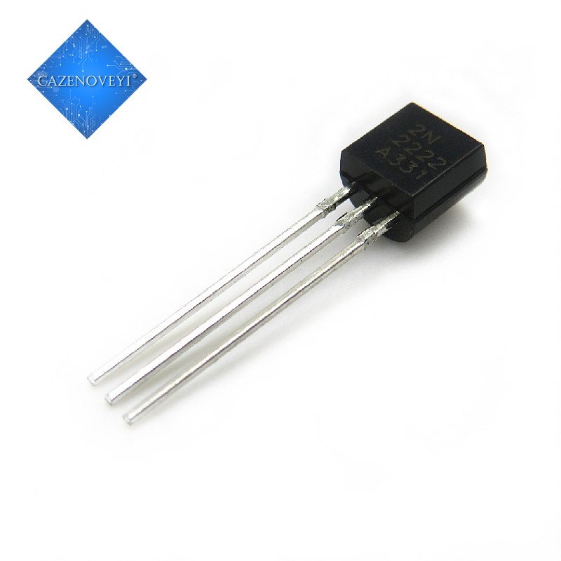 100 Cái / lốc 2N2222 2N2222A TO-92 TO 92 Transistor Mới nguyên bản Còn hàng