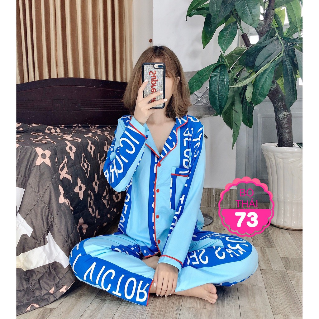 HÀNG ĐẸP⚡ VẢI MỀM ⚡ ẢNH THẬT⚡ ĐỒ BỘ PIJAMA KATE THÁI CHẤT ĐẸP ⚡ ĐỒ BỘ MẶC NHÀ ⚡ ĐỒ BỘ NGỦ ⚡ ĐỒ BỘ KATE DBT73