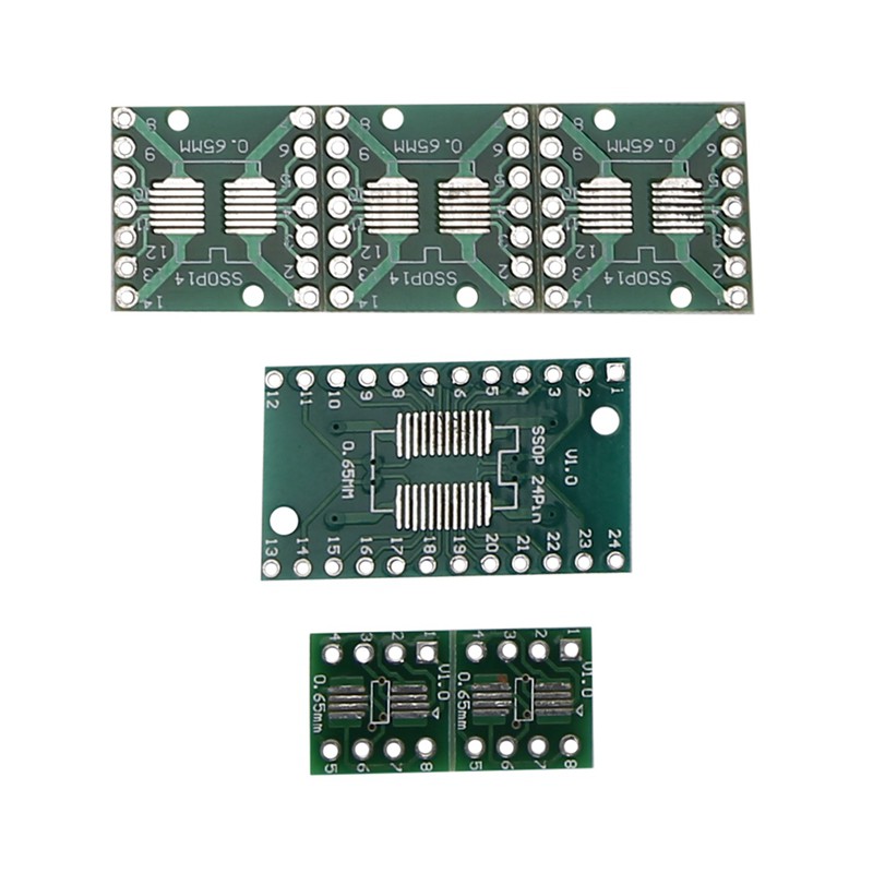 Bộ 35 Bảng Mạch Pcb Chuyển Đổi Từ Smd Sang Dip Sop Msp Ssop Tssop Sot23 8 10 14 16 20 24 28 Smt To Dip