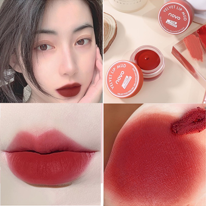 NOVO /Son kem lì NOVO dạng hũ mềm mịn như nhung