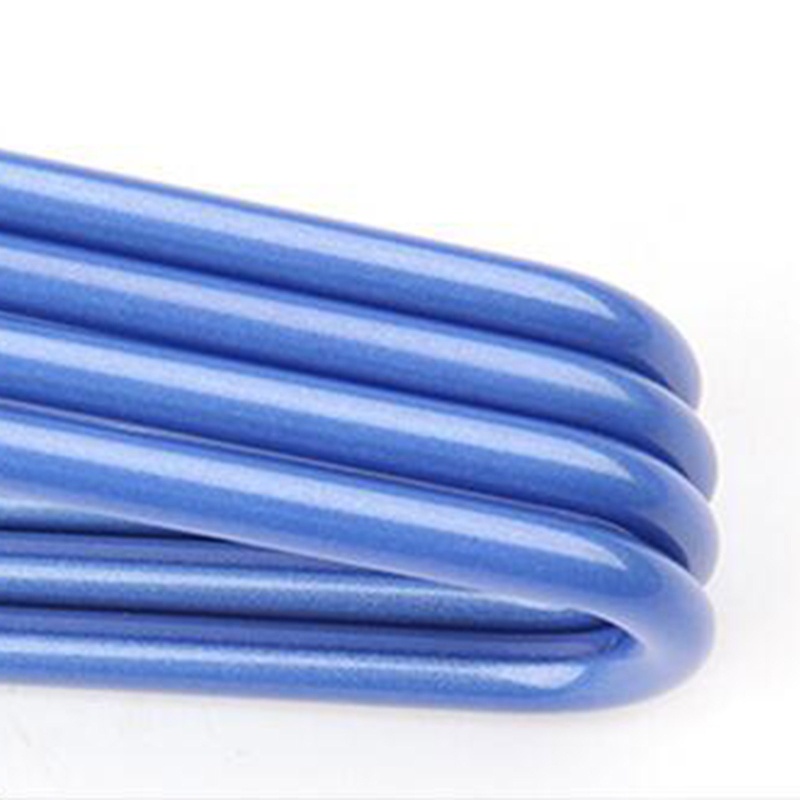 Set 12 Móc Treo Quần Áo Hình Chữ S Bằng Cao Su Chống Trượt Siêu Bền