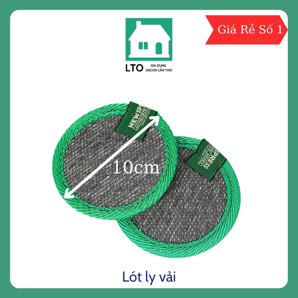 Lót Ly Siêu Thấm Lót Cốc Tiện Dụng Lúa Trà Ôn