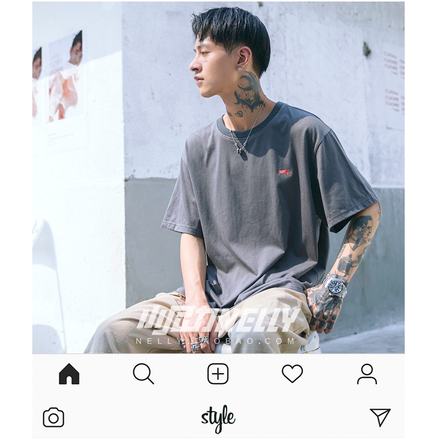 (A103) áo phông unisex basic nelly