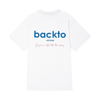 Áo thun BACKTO SIGNATURE - White