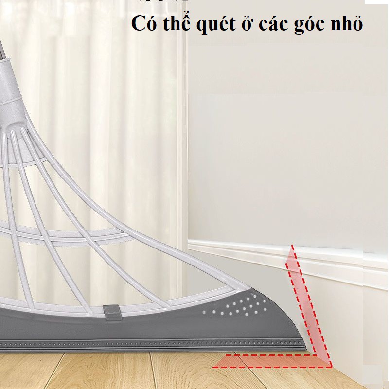 Chổi quét nhà, chổi quét bụi, quét trần nhà chất liệu silicon kiểu mới
