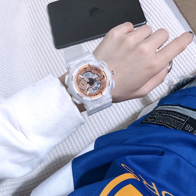 [Tặng pin thay thế] Đồng hồ thể thao nam nữ Shhors Sport Watch điện tử dây cao su chống nước chống xước tốt | BigBuy360 - bigbuy360.vn