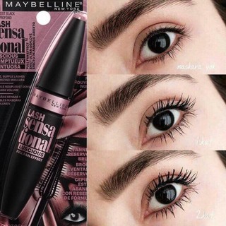 Mascara dày và dài mi Maybelline Lash Sensational Luscious