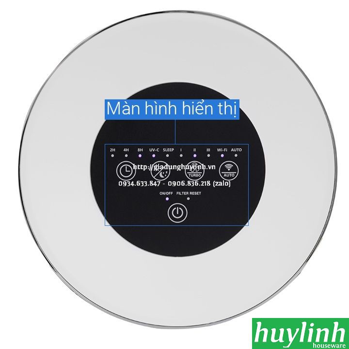 [Mã ELHAMS5 giảm 6% đơn 300K] Máy lọc không khí Hafele CF-8126S - 537.82.720 - Wifi [30 - 35m2]