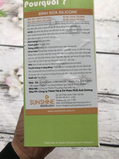 Bình sữa commo hệ thống vai hai chiều chống sặc