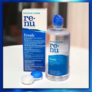 Nước ngâm lớn Renu 355ml | Dung dịch rửa và ngâm kính áp tròng Renu Mỹ 355ml | Tặng hộp đựng Lens | Chính hãng Mỹ