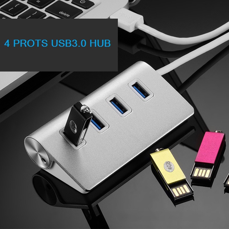 Hub Chia 4 Cổng Usb 2.0 Otg Cho Macbook Air Laptop