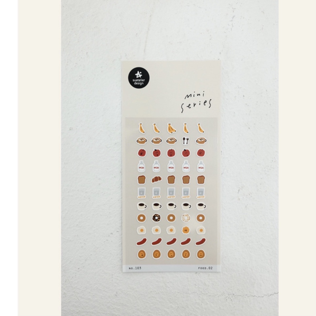 Sticker Suatelier chính hãng Hàn Quốc - mini series