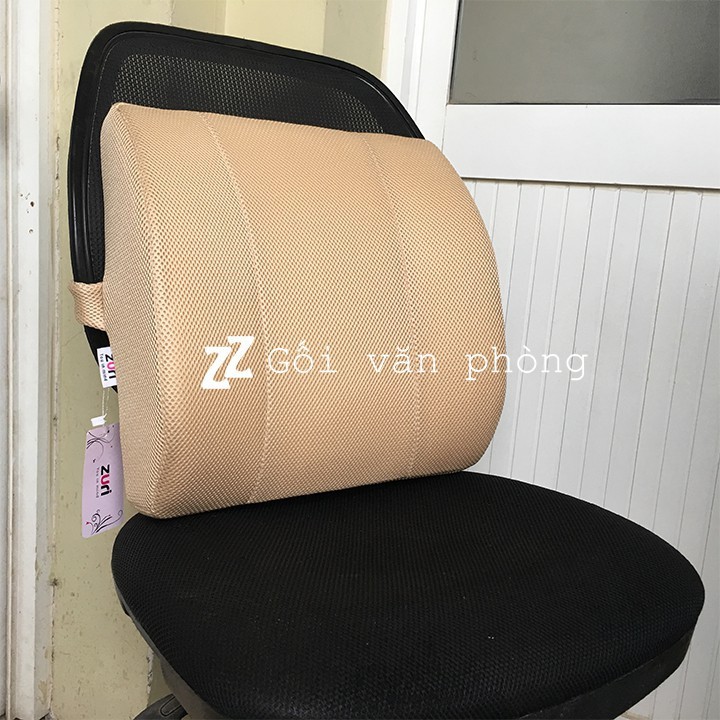 [ CỠ LỚN ] Đệm Lưng Ghế Văn Phòng Cao Su Non ZURI PILLOW - GTL02