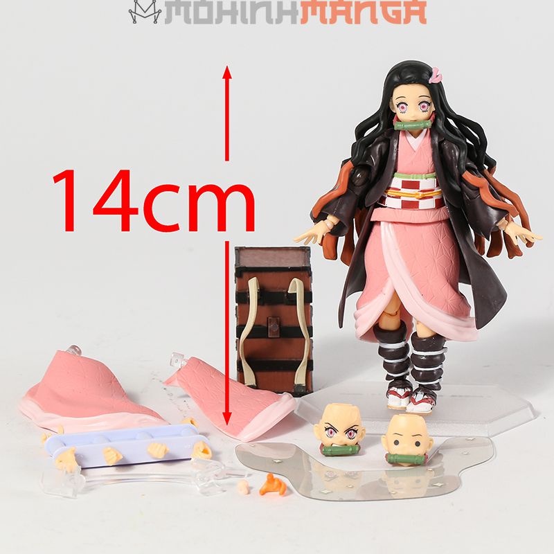 Mô hình Figma Kamado Nezuko 508 DX Tanjiro 498 DX Kimetsu No Yaiba Thanh gươm diệt quỷ cứu nhân Demon Slayer Tanjirou