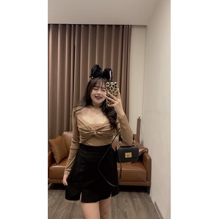 Chân váy xẻ ngắn bigsize