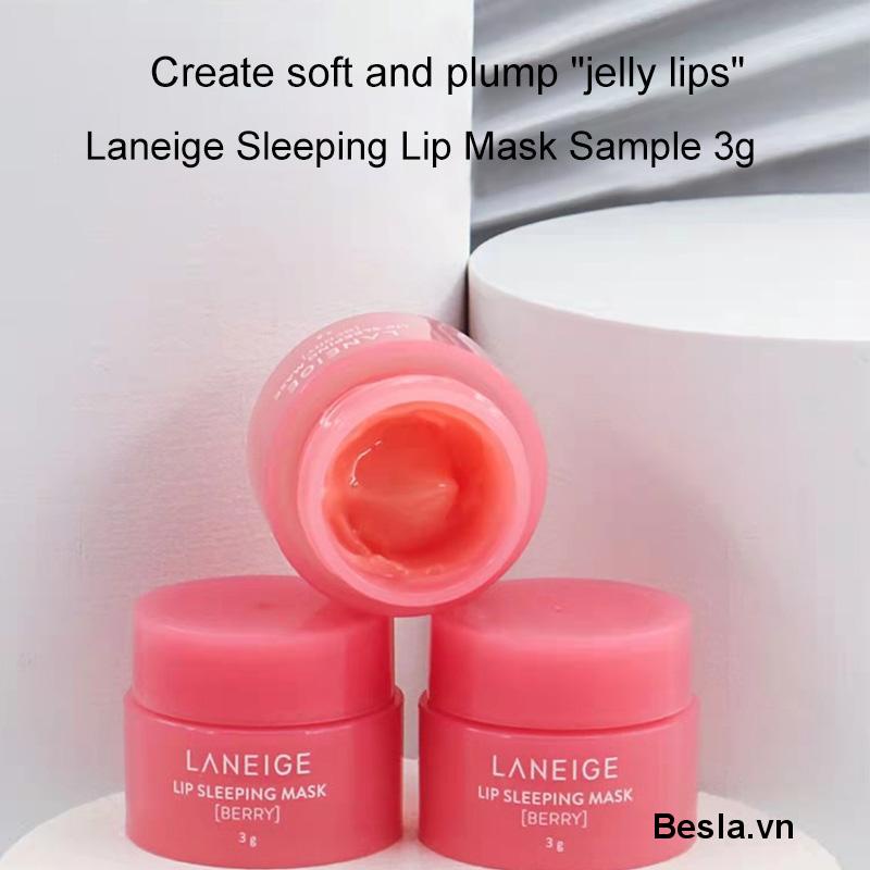 Son Dưỡng Môi Laneige Mặt Nạ Ngủ Môi Sáp Dưỡng Ẩm Tẩy Da Chết U Duong Moi Lip Sleeping Mask Berry