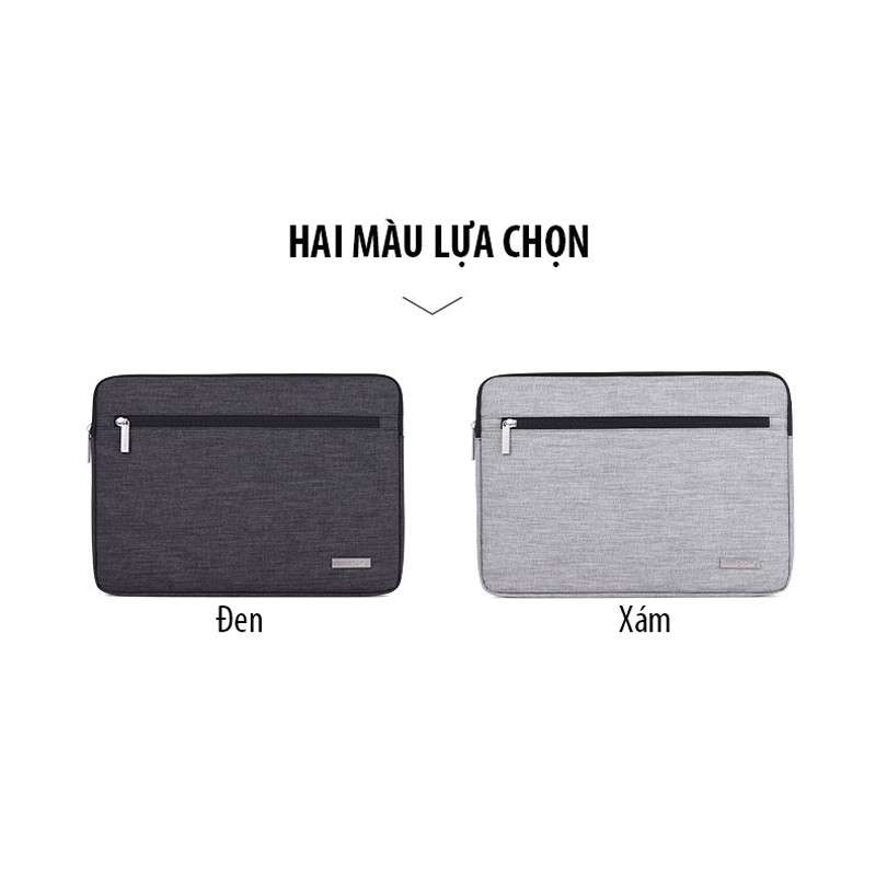 Túi chống sốc Macbook Air, Macbook Pro, Laptop Canvasartisan kèm ngăn phụ ngang