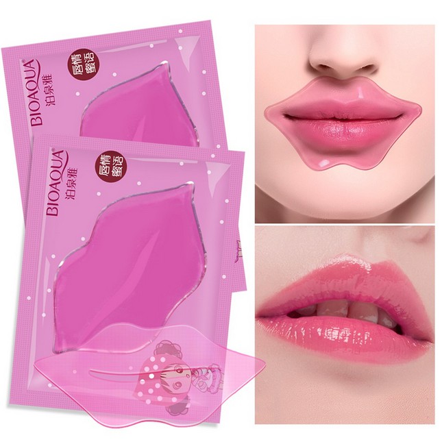 (hàng Mới Về) Mặt Nạ Môi Bioaqua Chứa Collagen Nuôi Dưỡng Môi Hiệu Quả