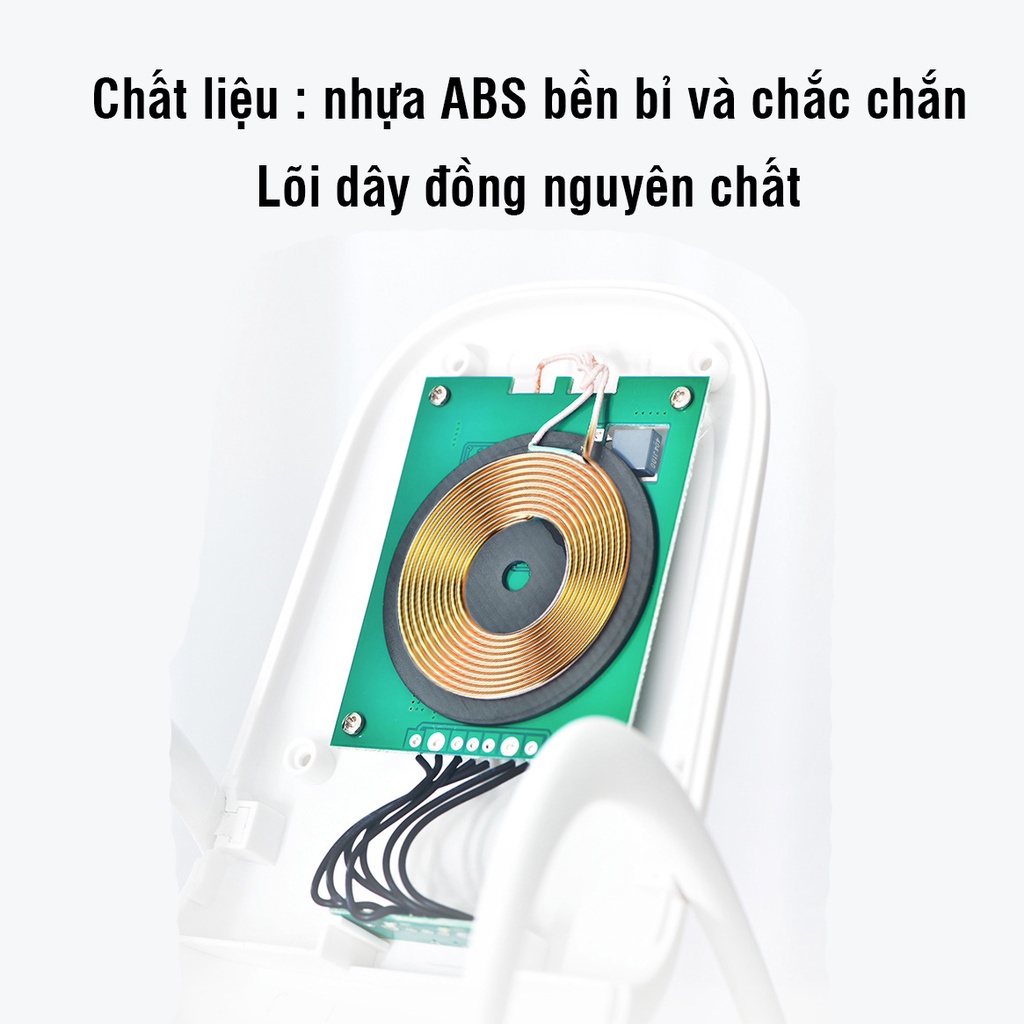 Đế sạc không dây kiêm giá đỡ điện thoại sạc không dây các dòng smartphone sạc nhanh 15W