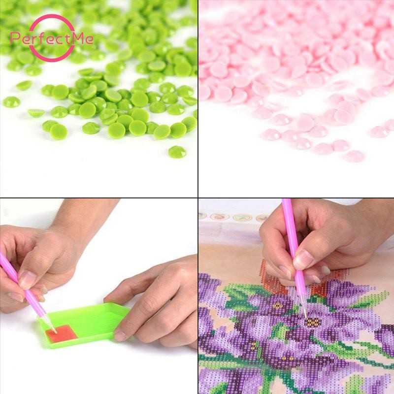 Bộ tranh đính đá 5D họa tiết phong cảnh độc đáo kích thước 30x40cm DIY dùng cho trang trí