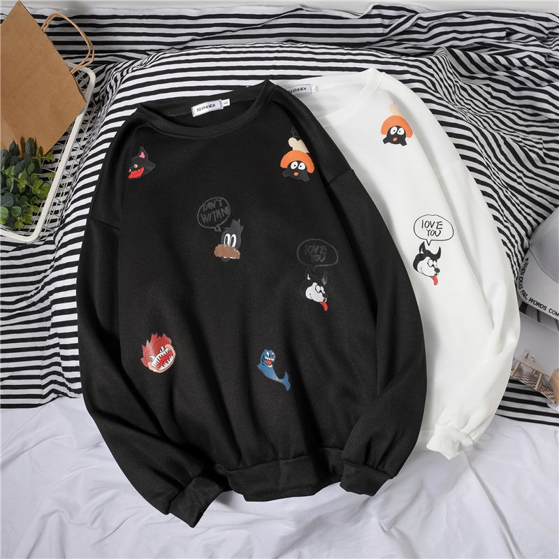 Áo Nỉ Tay Dài Cổ Tròn Thời Trang Hàn Quốc Cho Nam | BigBuy360 - bigbuy360.vn