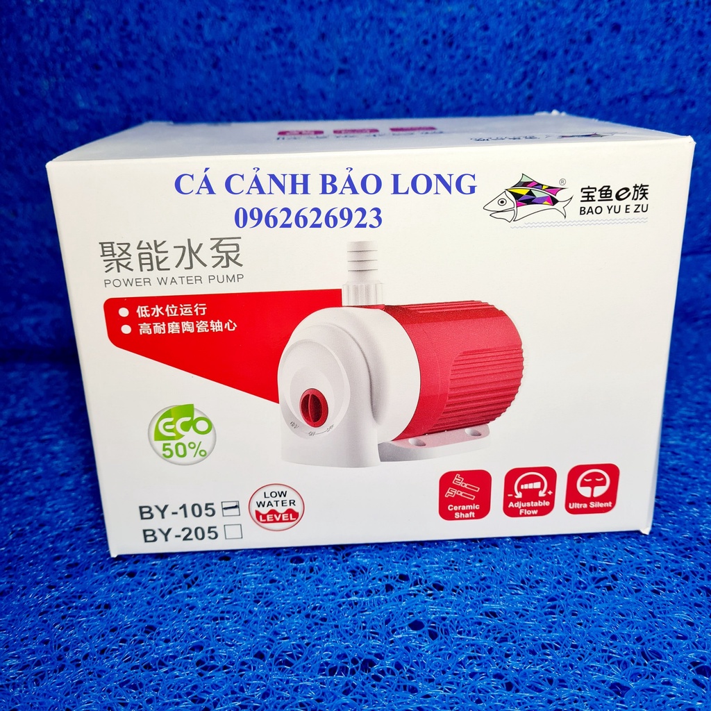 Bơm BAOYU BY 105 , MÁY Bơm cho BỂ CÁ, BỂ THỦY SINH, BỂ KÍNH, BỂ KOI