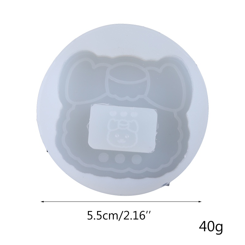 Sa Khuôn Silicon Làm Bánh Thủ Công Có Nước Kim Tuyến Hình Trái Tim Dễ Thương