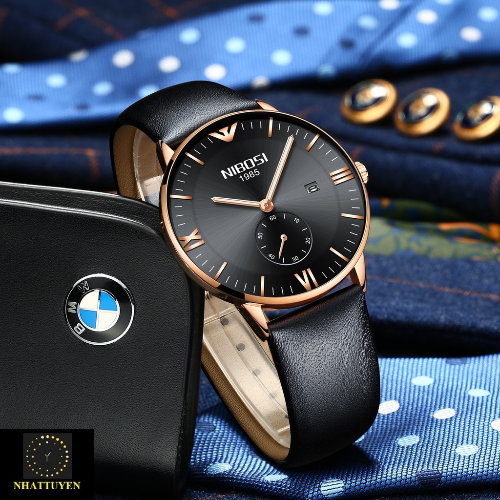 ĐỒNG HỒ NAM NIBOSI 2308 (1985) - DÂY DA KÍM RỐN SIÊU CHỐNG NƯỚC VÀ CHỐNG XƯỚC | BigBuy360 - bigbuy360.vn
