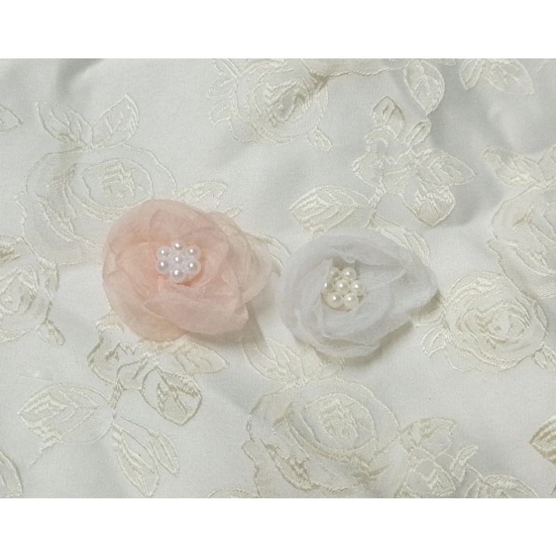 Hoa voan handmade loại 4cm