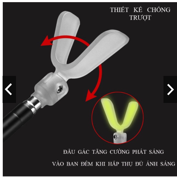 Chống Cần Câu Đài Gác Cần Câu Đài Rice Fishing chất liệu Carbon Cao Cấp