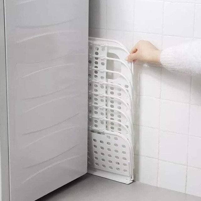 SỌT ĐỰNG QUẦN ÁO GẤP GỌN CÀI CẠNH MÁY GIẶT