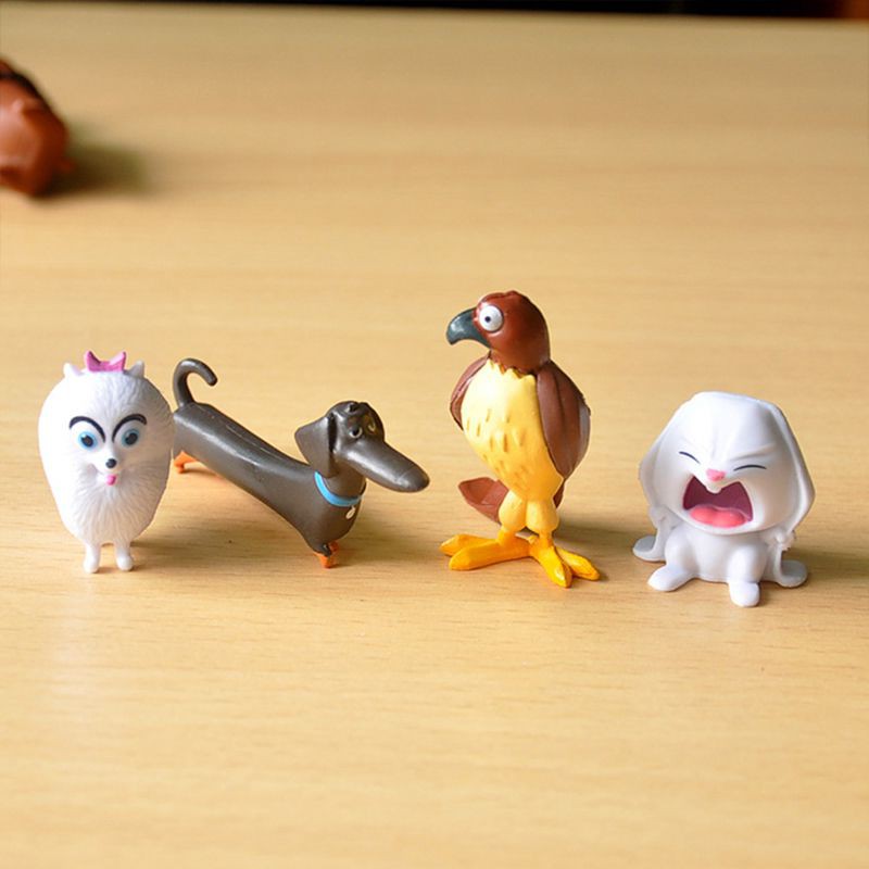 Set 14 Mô Hình Nhân Vật Đồ Chơi Độc Đáo Trong Phim Hoạt Hình &quot;The Secret Life Of Pets&quot;