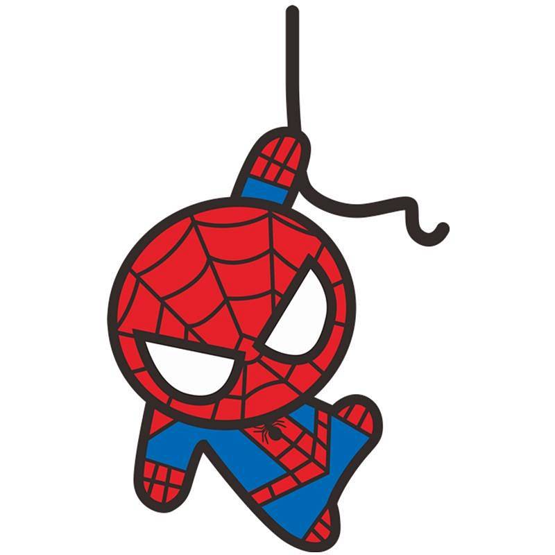 Spider-Man Personalized Car Stickers Bumper Stickers Paper Warning Scratch Cover Scratch Bumper Stickers Paper Tail Personalized Funny Car Stickers Bumper Stickers WbOG
