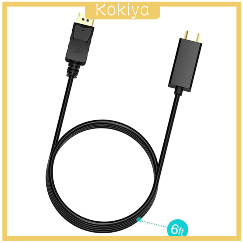 Dây Cáp Chuyển Đổi Cổng Dp Sang Hdmi Chuyên Nghiệp Dài 1.8m