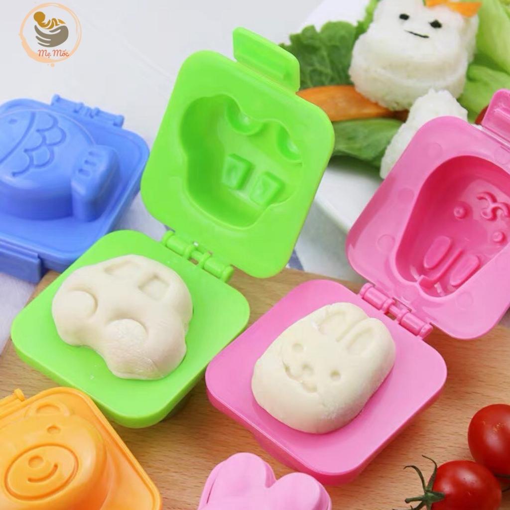 Set 6 Khuôn Cơm Nắm Onigiri Nhiều Hình Dễ Thương, Đồ Dùng Dặm Cho Bé Shop Mẹ Mốc