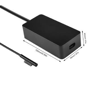 8.23【COD】For Microsoft Surface Pro5/pro4/pro3 Desktop Charger 65W Adapter