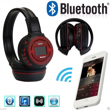 Hot Tai nghe Audifonos N65-bt Bluetooth -Radio- Microsd- DJ-..FM- âm thanh siêu bass cực chuẩn