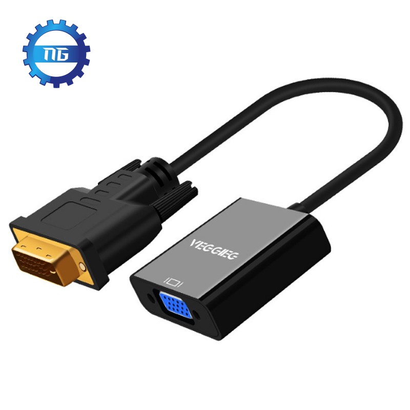 Cáp Chuyển Đổi Từ Cổng Dvi Sang Vga 1080p Dvi D 24 + 1 Sang Vga Cho Máy Tính