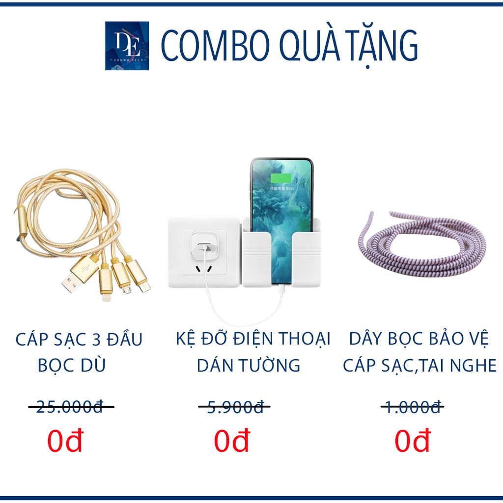 Loa Bluetooth Mini DE - A15 Cao Cấp, Loa Bluetooth Không Dây Công Suất 10W, Hỗ Trợ Thẻ Nhớ, USB, FM - Bảo Hành 12 Tháng