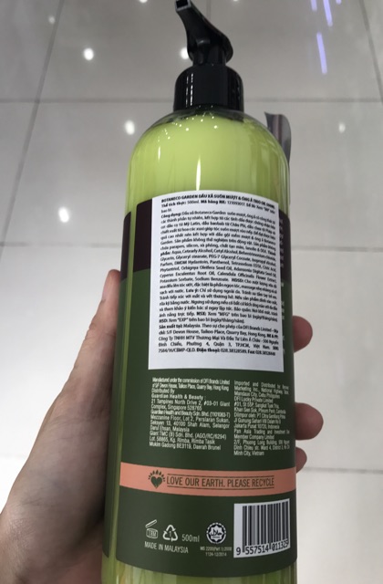 Dầu gội/ xả Trio oil từ Botaneco Garden 500ml