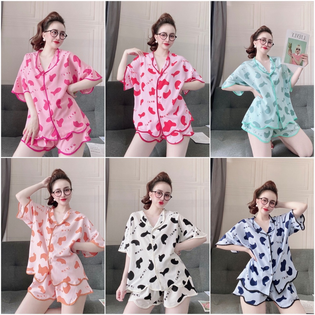 BIGSIZE Độ Mặc Nhà Pijama BÒ LỤA BIGSIZE Cao Cấp 50 <75Kg | BigBuy360 - bigbuy360.vn