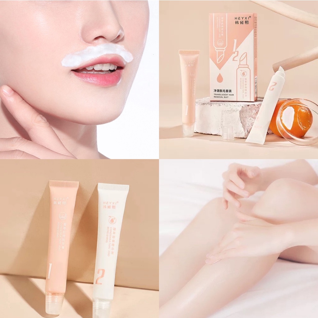 KemTẩyLôngVùngDaDướiCánh/Tay/Chân/BắpChânKhôngĐauvàchodanhạycảmvàriamépchonữnhẹnhàng30g